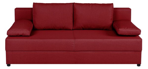 ROZKLÁDACÍ POHOVKA, textil, kompozitní dřevo, červená P & B - Rozkládací pohovky, Online Only