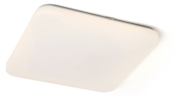 Stropní LED svítidlo SEMPRE SQ 43, senzor/mléčný akryl, 36 W, teplá bílá 3000 K