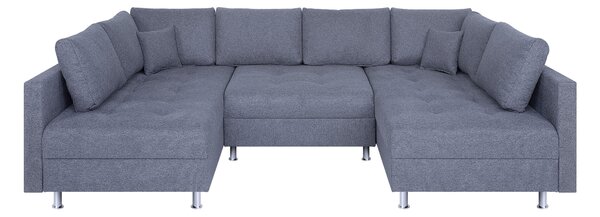 SEDACÍ SOUPRAVA, textil, šedá P & B - Sedací soupravy, Online Only