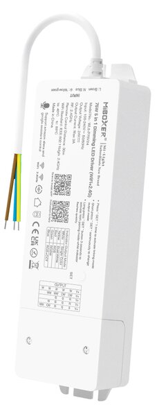 Miboxer Napájecí zdroj a LED přijímač pro RGB+CCT pásky Mi-light, 75W, WiFi, 2.4GHz, WL5-P75V24
