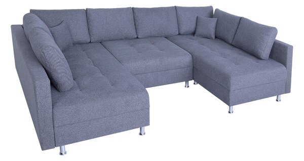 SEDACÍ SOUPRAVA, textil, šedá P & B - Sedací soupravy, Online Only
