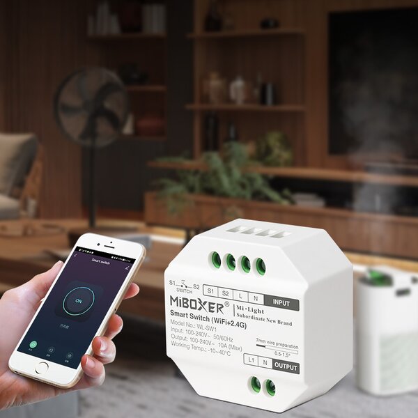 Miboxer Spínač Mi-light, WiFi, 2.4GHz, WL-SW1