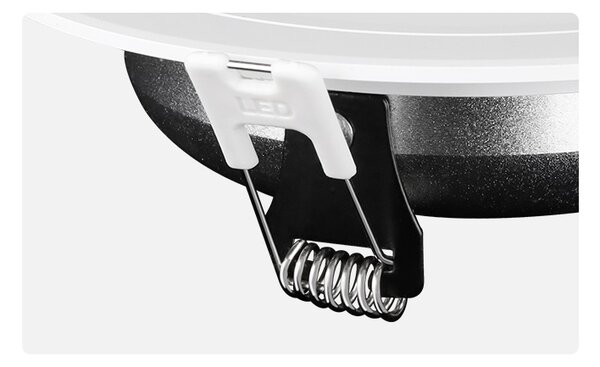 Miboxer LED zápustné svítidlo RGB+CCT Mi-light, 9W, 2.4GHz, RF ovládání, FUT061 Barva: Bílá