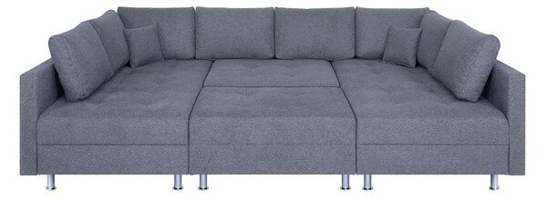 SEDACÍ SOUPRAVA, textil, šedá P & B - Sedací soupravy, Online Only