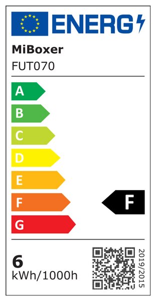 Miboxer LED zápustné svítidlo RGB+CCT Mi-light, 6W, 2.4GHz, antirflexní, RF ovládání, FUT070