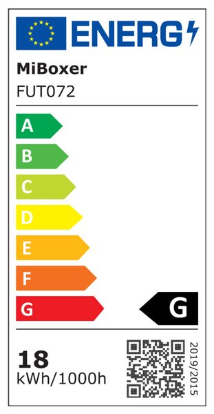 Miboxer LED zápustné svítidlo RGB+CCT Mi-light, 18W, 2.4GHz, antirflexní, RF ovládání, FUT072