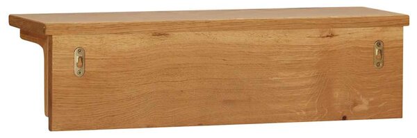 Věšák na kabáty 60 x 16 x 16 cm masivní dubové dřevo 289191