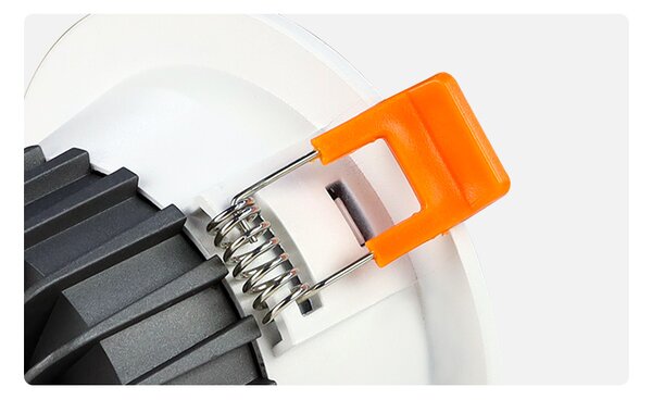 Miboxer LED zápustné svítidlo RGB+CCT Mi-light, 6W, 2.4GHz, antirflexní, RF ovládání, FUT070