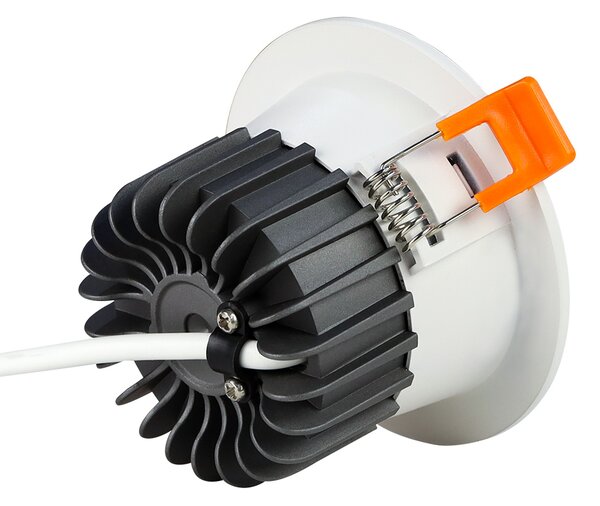 Miboxer LED zápustné svítidlo RGB+CCT Mi-light, 6W, 2.4GHz, antirflexní, RF ovládání, FUT070
