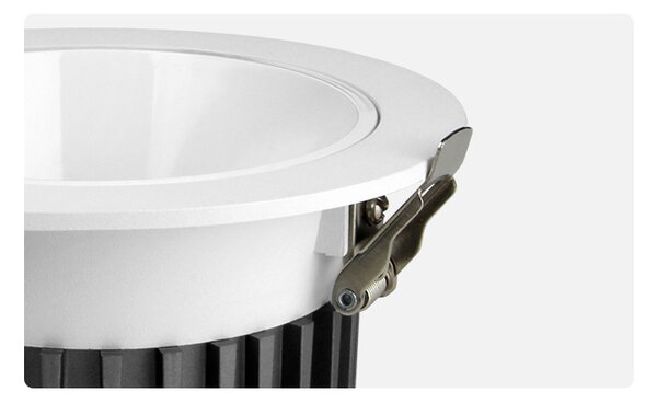 Miboxer LED zápustné svítidlo RGB+CCT Mi-light, 18W, 2.4GHz, antirflexní, RF ovládání, FUT072