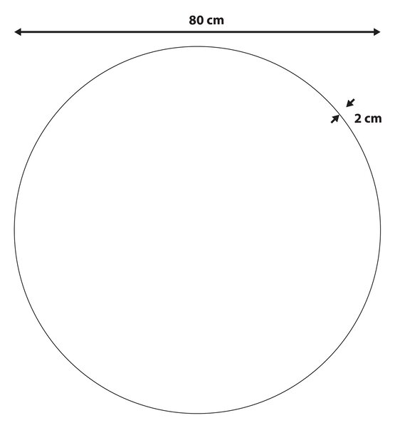 Zrcadlo BOUCHON 80 cm 80 cm Zelená