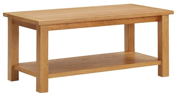 Konferenční stolek 90 x 45 x 40 cm masivní dubové dřevo 289194
