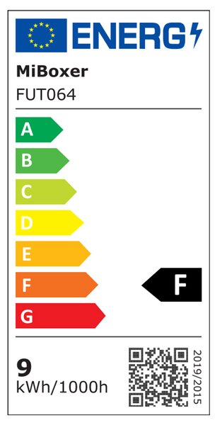 Miboxer LED zápustné čtvercové svítidlo RGB+CCT Mi-light, 9W, 2.4GHz, RF ovládání, FUT064