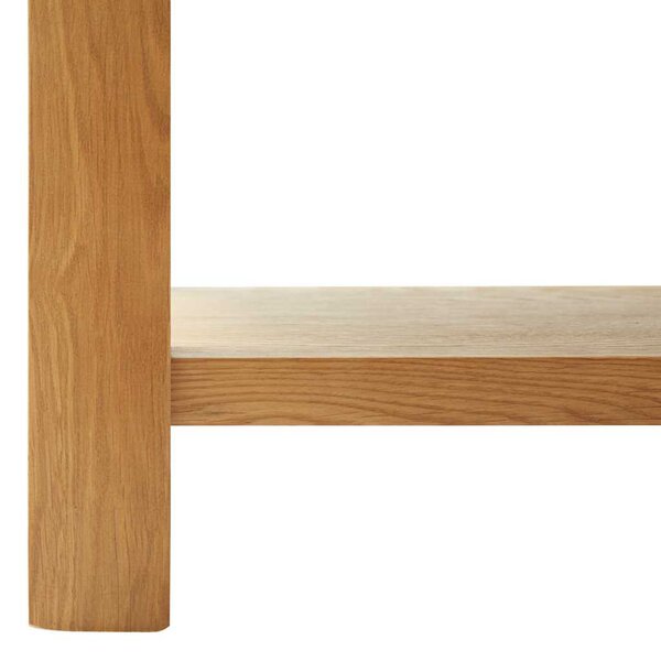 Konferenční stolek 90 x 45 x 40 cm masivní dubové dřevo 289194
