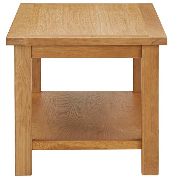 Konferenční stolek 90 x 45 x 40 cm masivní dubové dřevo 289194