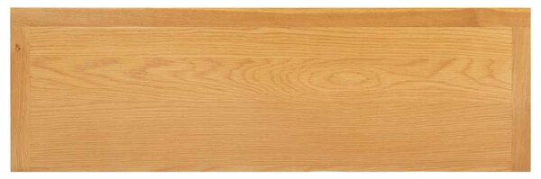Komoda se zásuvkami 105 x 33,5 x 73 cm masivní dubové dřevo 289196