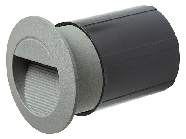 Venkovní zápustné LED svítidlo MARCO 70, stříbrnošedé, 3 W, teplá bílá 3000 K, IP65