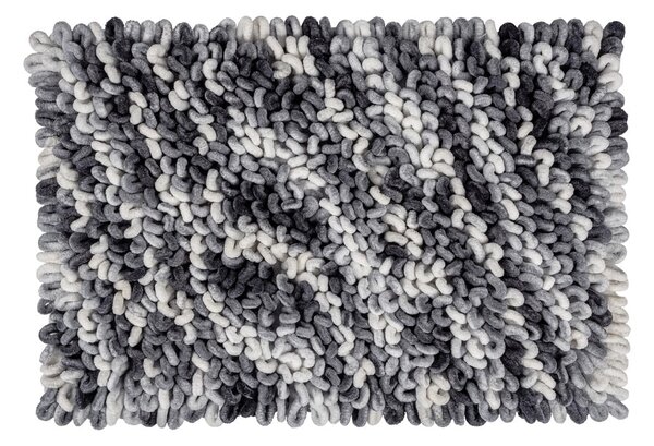 Šedomodrá textilní koupelnová předložka 60x90 cm Lerici – Wenko