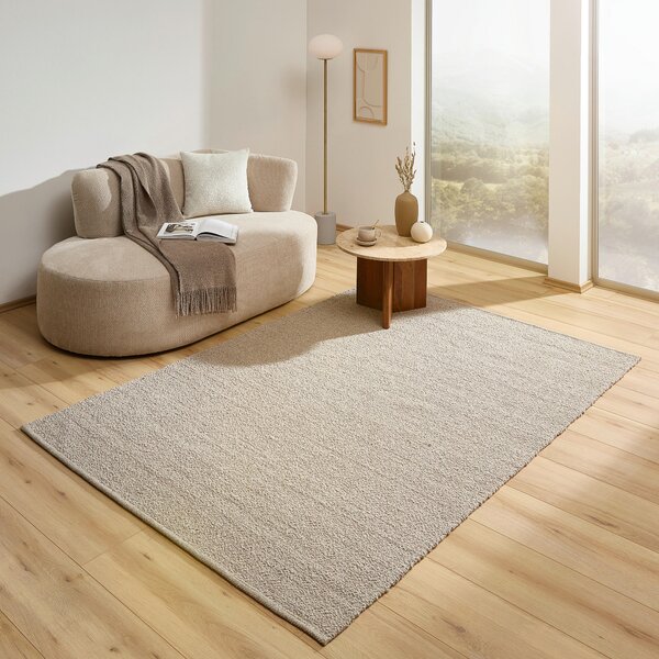 RUČNĚ TKANÝ KOBEREC, 70/140 cm šedohnědá Linea Natura - Online Only koberce & rohožky, Online Only