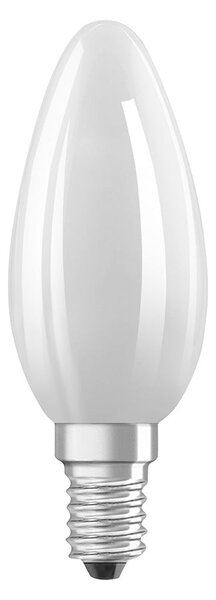LED žárovka OSRAM Retrofit svíčková matná, patice E14, ekvivalent 60 W, teplá bílá 2700 K, stmívatelná