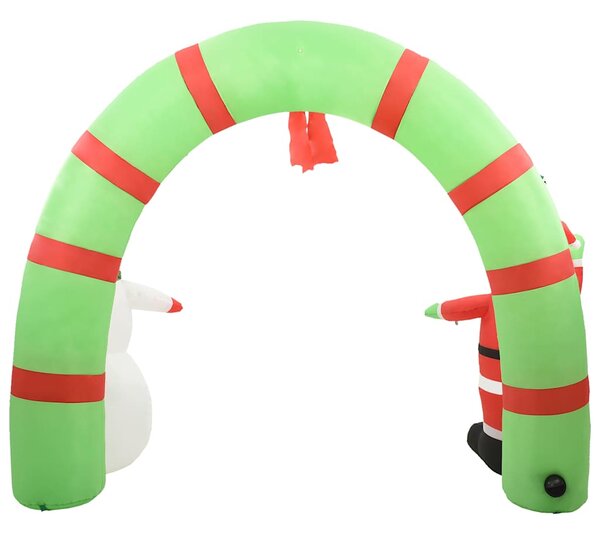 Vánoční nafukovací Santa a sněhulák brána LED 300 x 90 x 223 cm 289303