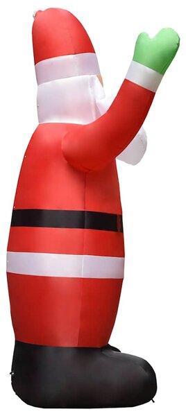 Nafukovací santa claus s LED vánoční dekorace IP44 4,5 m 289301