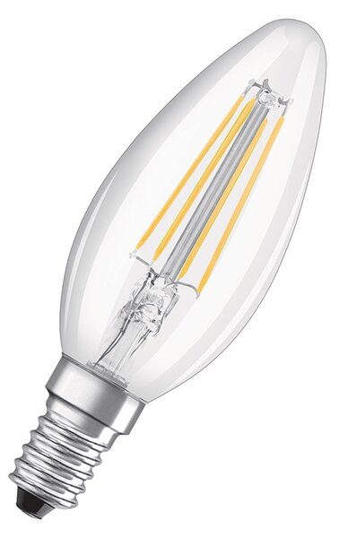 LED žárovka OSRAM Retrofit svíčková čirá, patice E14, ekvivalent 40 W, neutrální bílá 4000 K