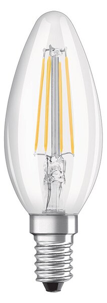 LED žárovka OSRAM Retrofit svíčková čirá, patice E14, ekvivalent 40 W, neutrální bílá 4000 K