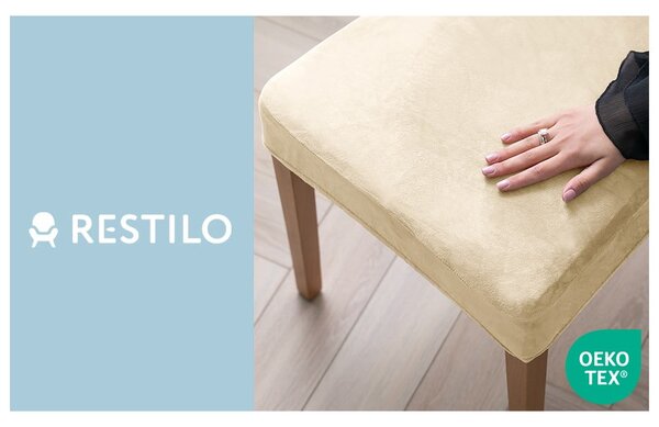 Béžový napínací potah na židli 48 cm Sento – Restilo