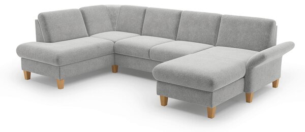 SEDACÍ SOUPRAVA, textil, světle šedá Sit & More - Sedací soupravy, Online Only