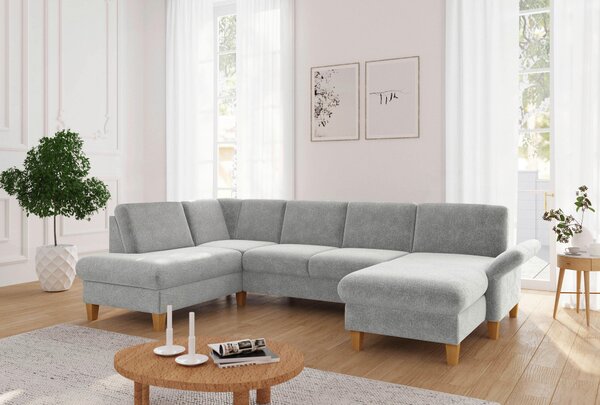 SEDACÍ SOUPRAVA, textil, světle šedá Sit & More - Sedací soupravy, Online Only