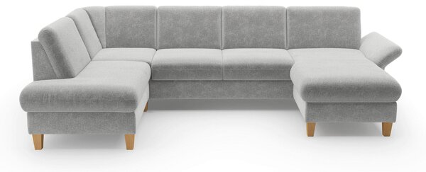 SEDACÍ SOUPRAVA, textil, světle šedá Sit & More - Sedací soupravy, Online Only