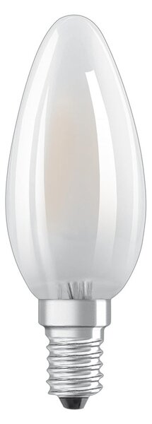 LED žárovka OSRAM Retrofit svíčková matná, patice E14, ekvivalent 25 W, teplá bílá 2700 K