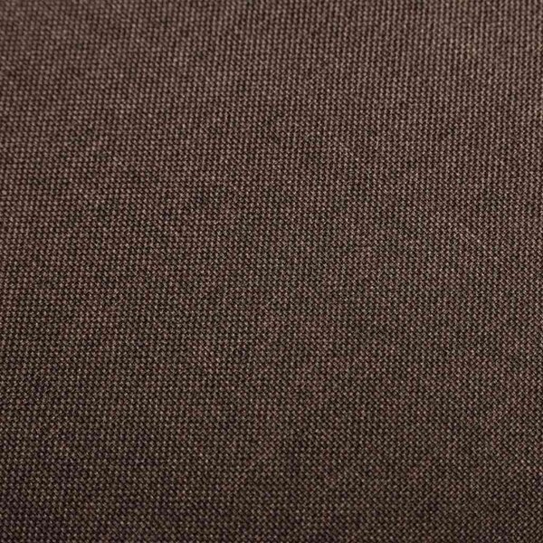 Barové židle 2 ks hnědé textil 289370