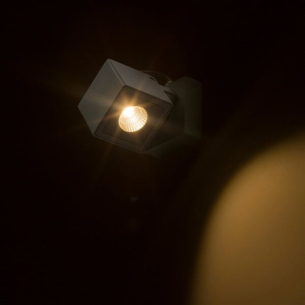 Venkovní nástěnné LED svítidlo BORA, antracitové, 6 W, teplá bílá 3000 K, IP54