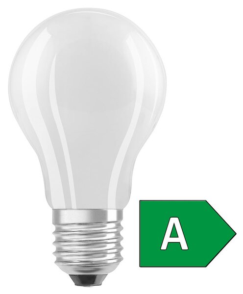 LED žárovka OSRAM ULTRA ECONOMY 210lm/W Classic A matná, patice E27, ekvivalent 60 W, teplá bílá 3000 K