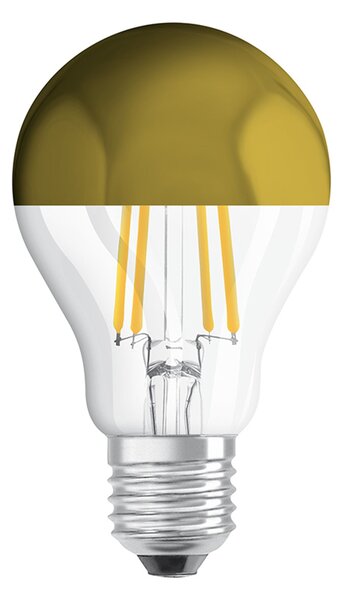 LED žárovka OSRAM TOP Classic A zlatá fólie, patice E27, ekvivalent 50 W, teplá bílá 2700 K