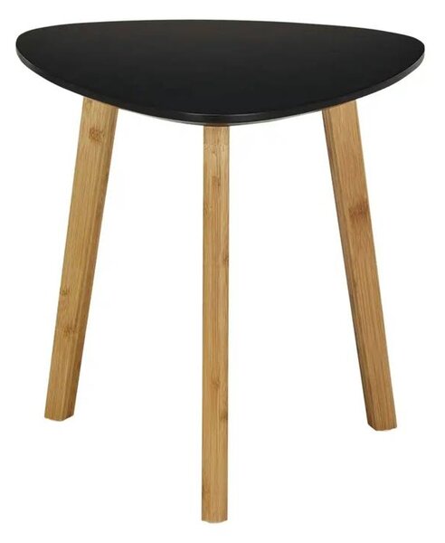 Přístavný stolek BURNETT černá/bambus