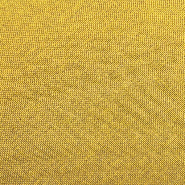 Barové židle 2 ks hořčicově žluté textil 289374