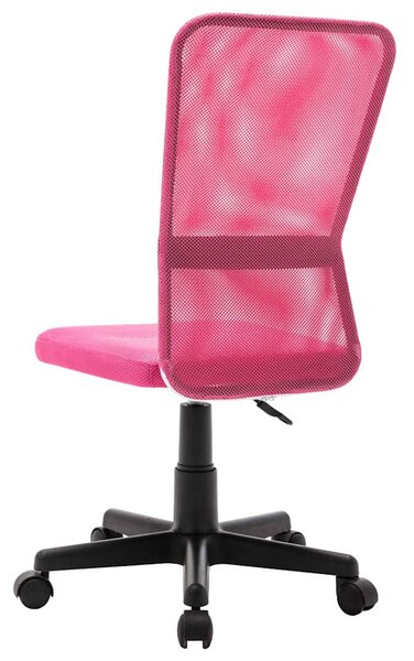 Kancelářská židle růžová 44 x 52 x 100 cm síťovina textil 289513