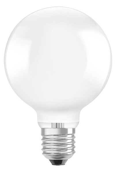 LED žárovka OSRAM ULTRA ECONOMY 210lm/W Globe 95 matná, patice E27, ekvivalent 60 W, teplá bílá 3000 K