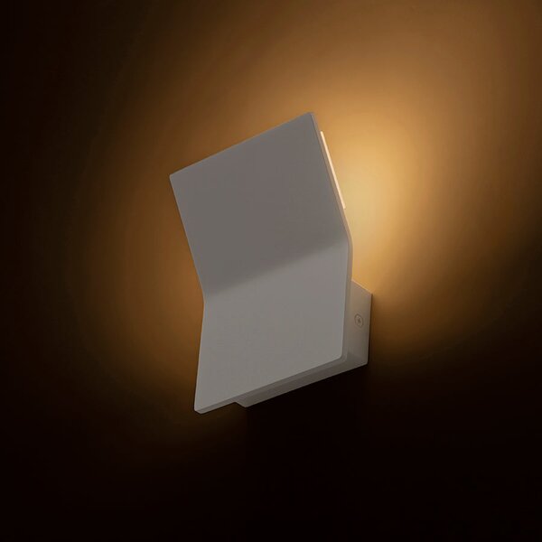 Nástěnné LED svítidlo BRUXEL 12, bílé, 6 W, teplá bílá 3000 K