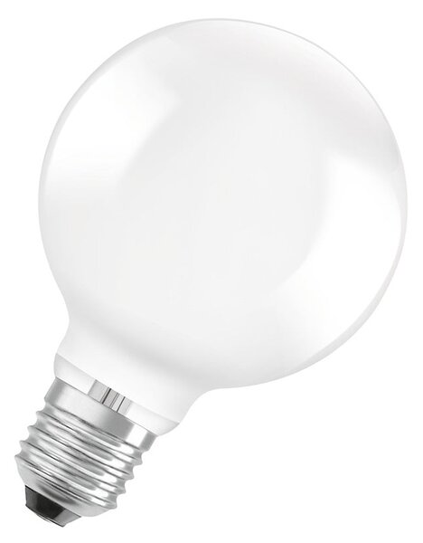 LED žárovka OSRAM ULTRA ECONOMY 210lm/W Globe 95 matná, patice E27, ekvivalent 60 W, teplá bílá 3000 K