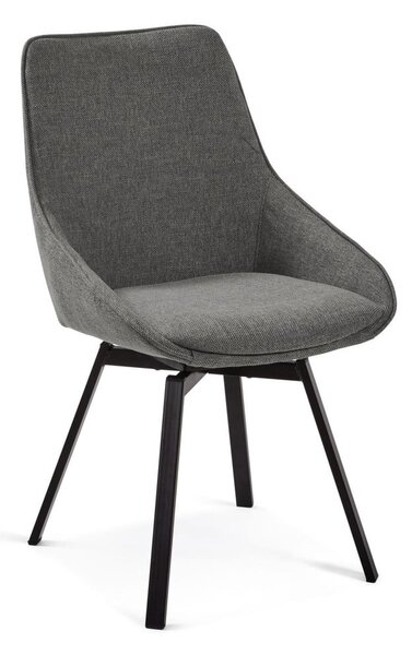 Tmavě šedá jídelní židle Jenna – Kave Home