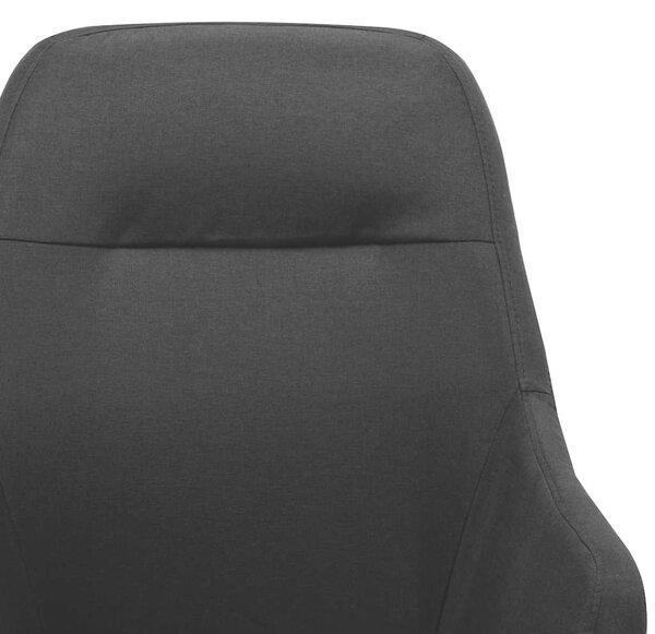 Houpací křeslo černé textil 289543