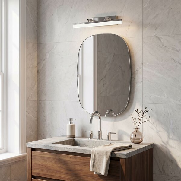 Toolight Rea, Koupelnové nástěnné LED svítidlo APP1869-1W 40cm CHROME, OSW-66025