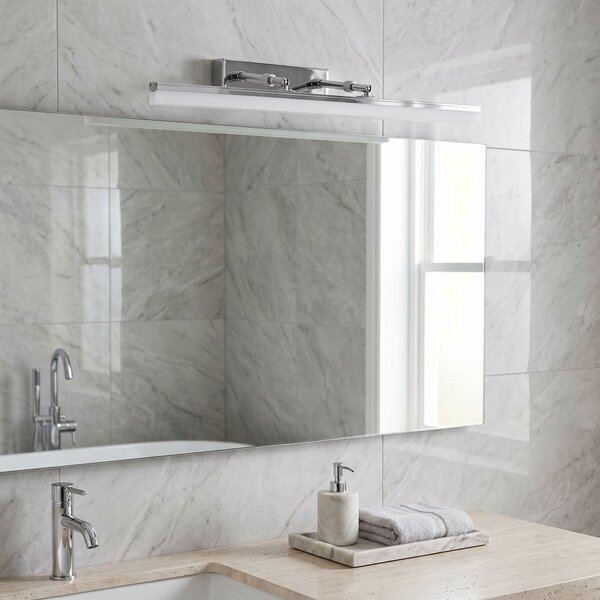 Toolight Rea, Koupelnové nástěnné LED svítidlo APP1870-1W 60cm CHROME, OSW-66026