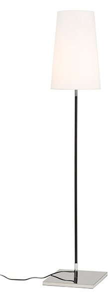 Stojací lampa LULU, bílá/černá/chrom, patice E27, 8 W