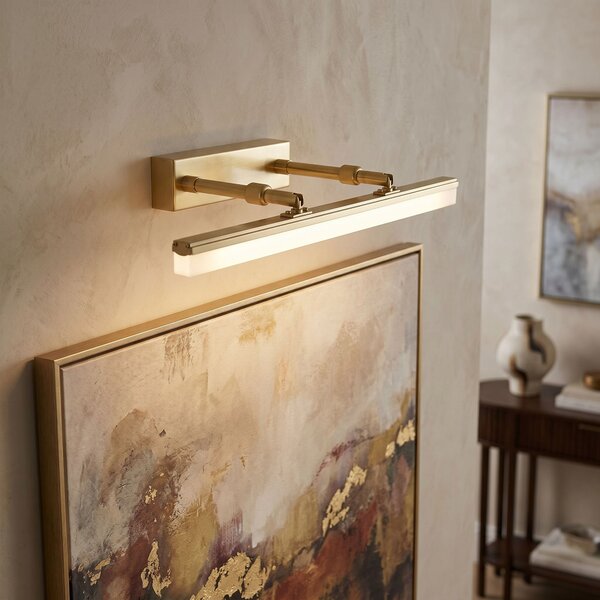Toolight Rea, Koupelnové nástěnné LED svítidlo APP1875-1W 40cm BRUSH GOLD, OSW-66030