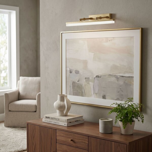 Toolight Rea, Koupelnové nástěnné LED svítidlo APP1875-1W 40cm BRUSH GOLD, OSW-66030
